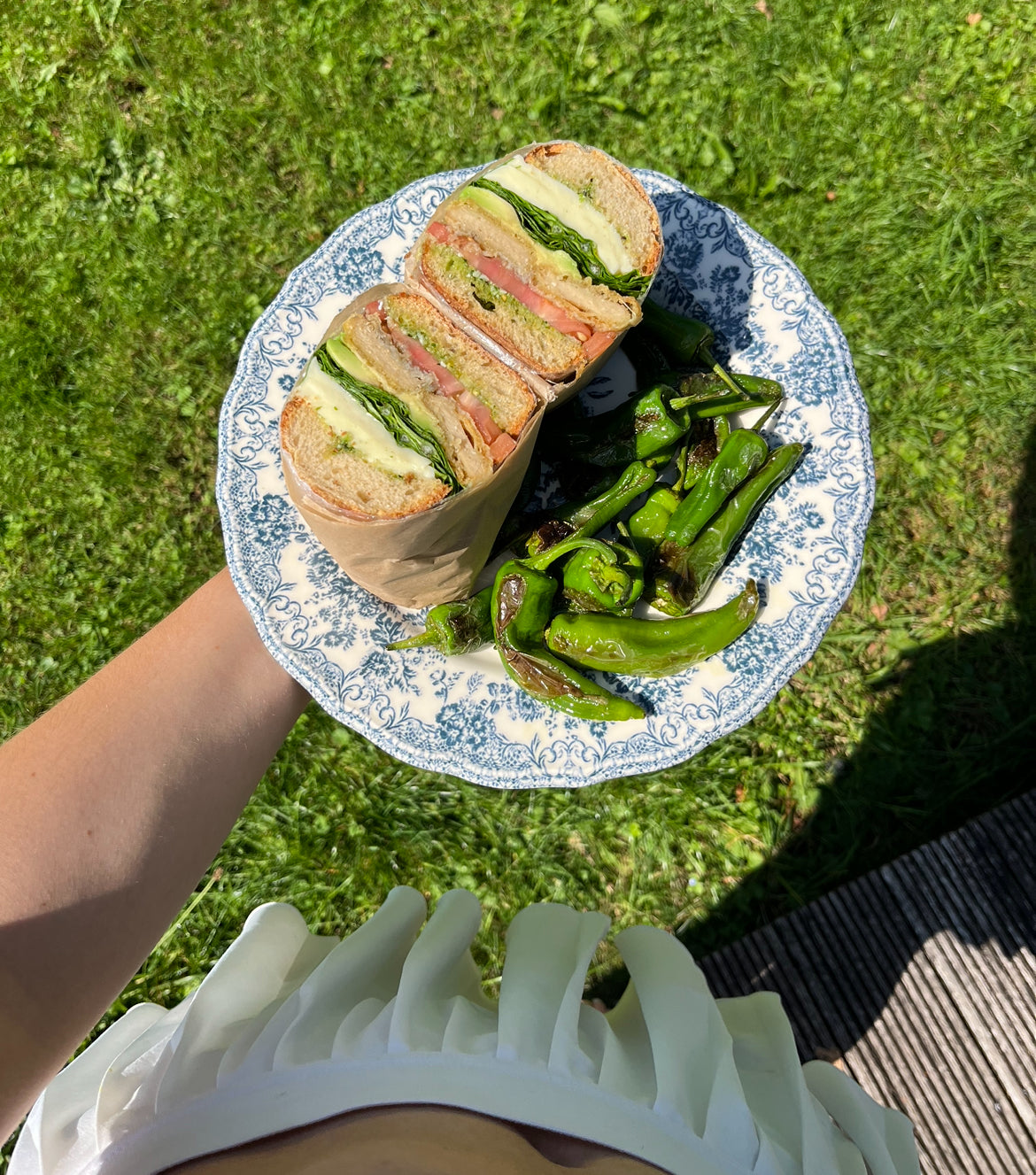 Pistachio Pesto (Fake) Chicken Sandwich